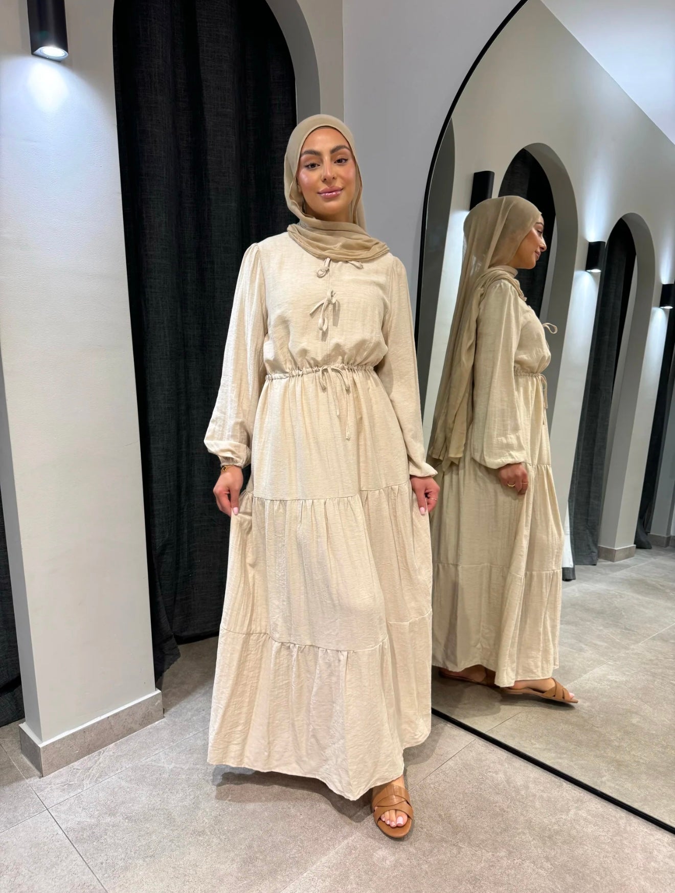Leylina Maxi Dress Oat