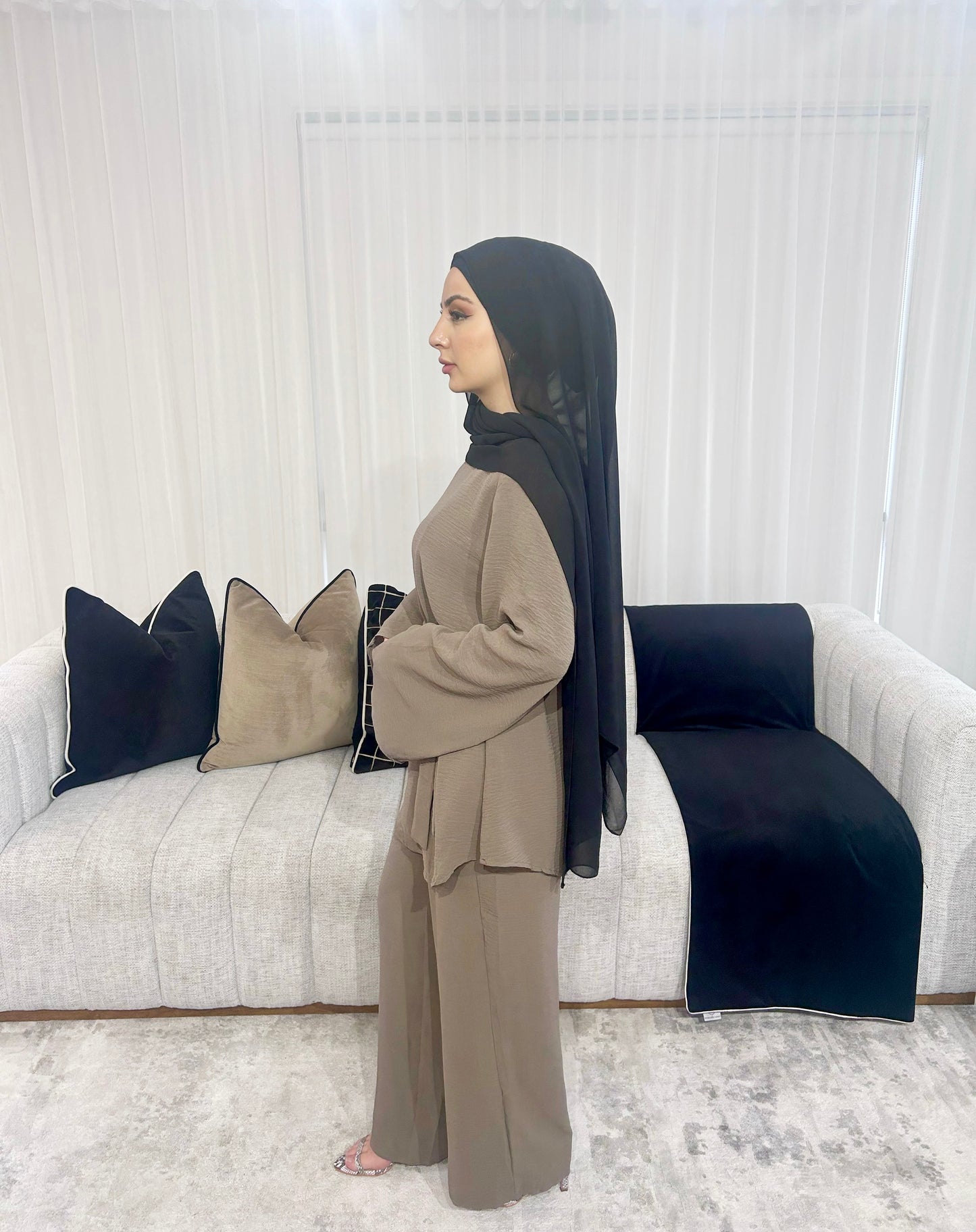 Amelia Tie Set Mocha