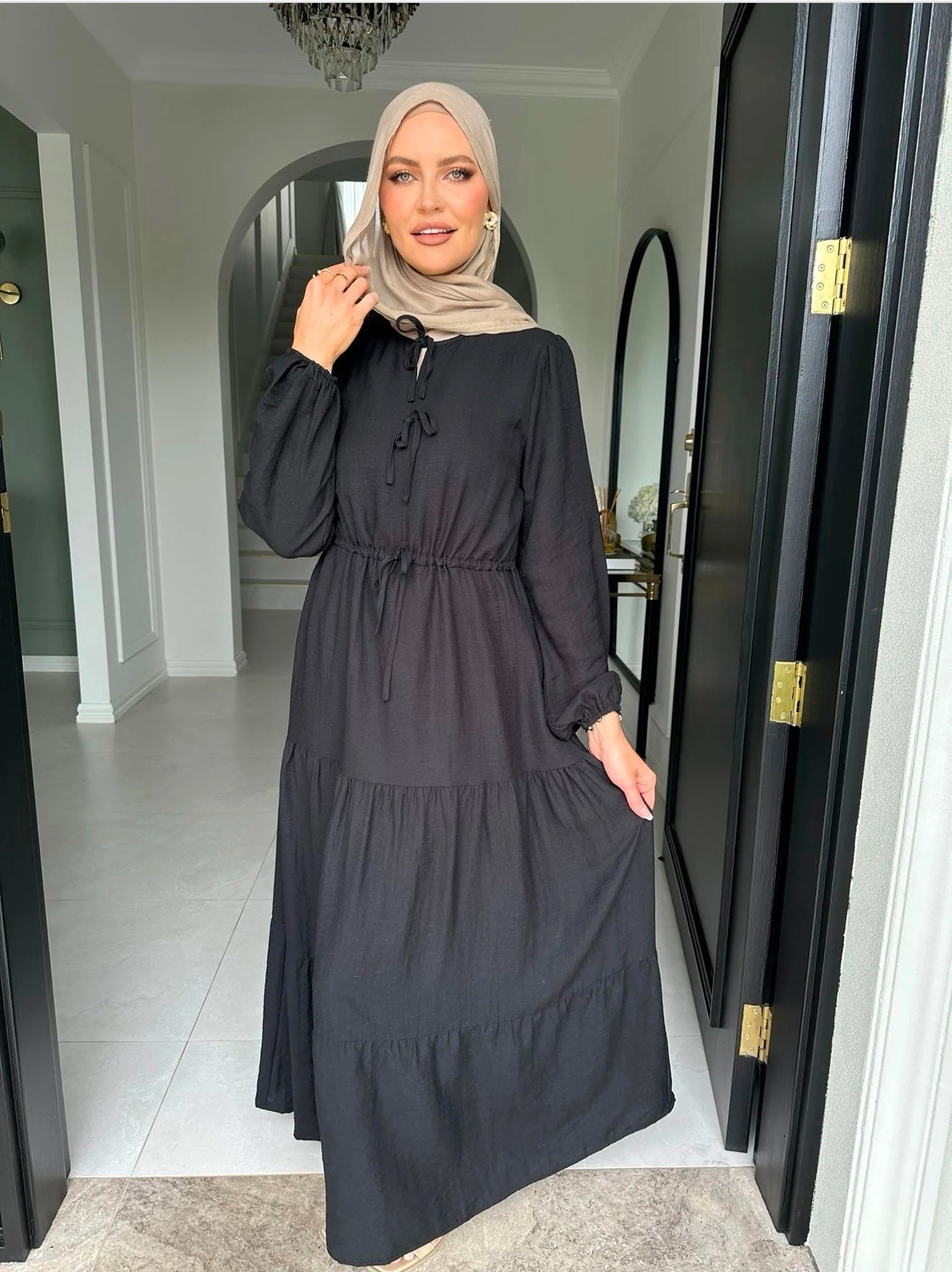 Leylina Maxi Dress Black