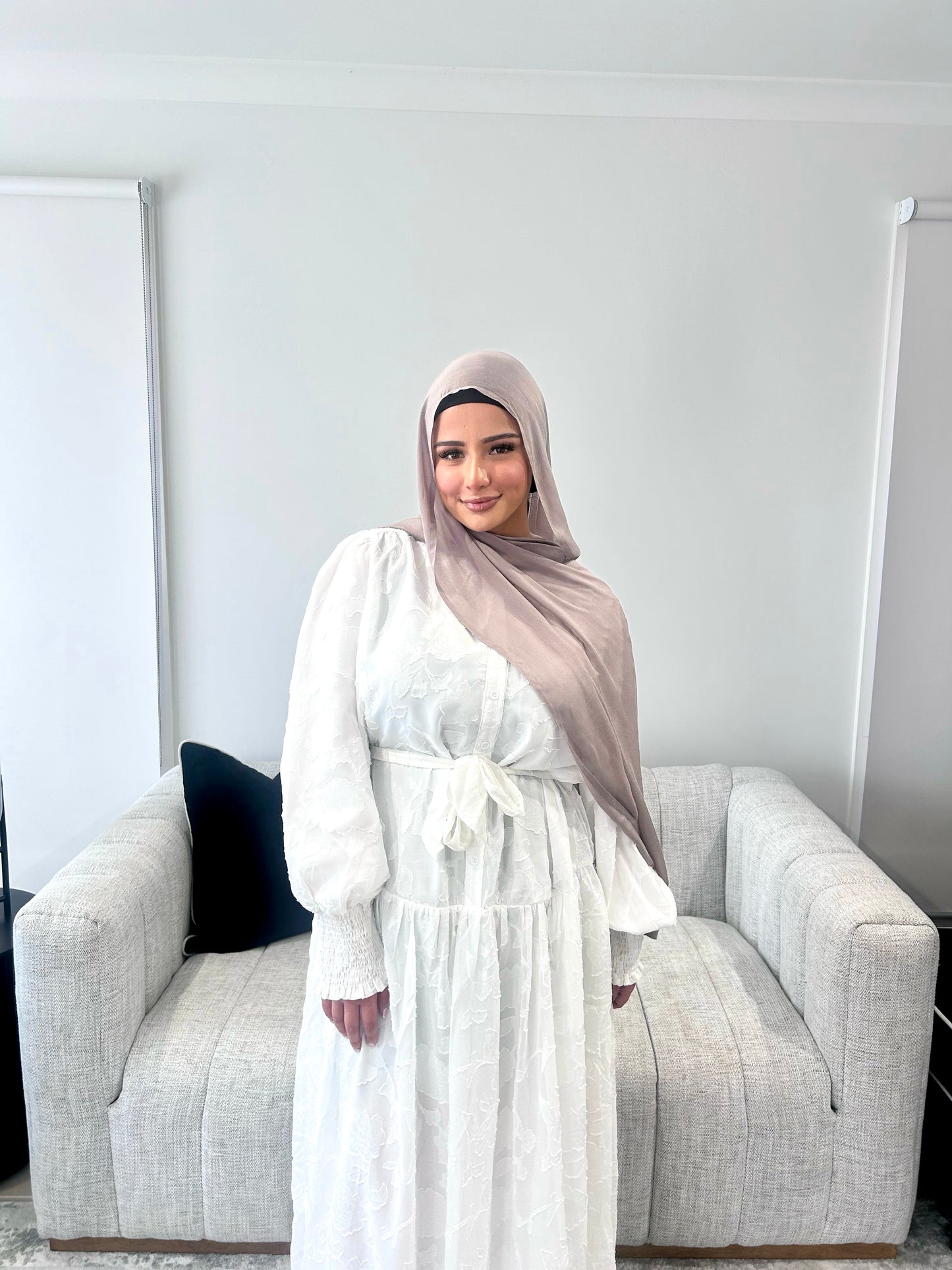 Halima Dress White