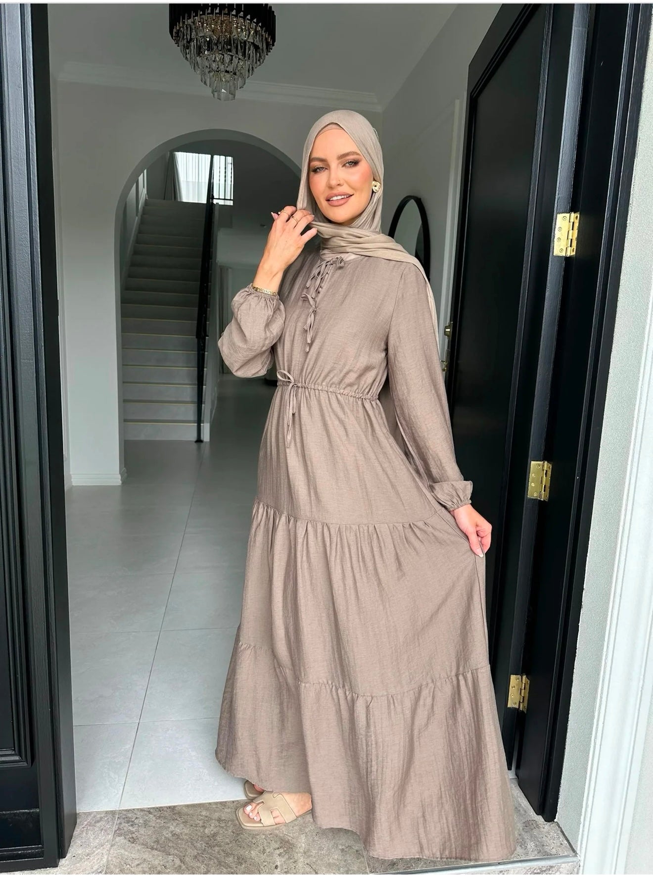 Leylina Maxi Dress Mocha