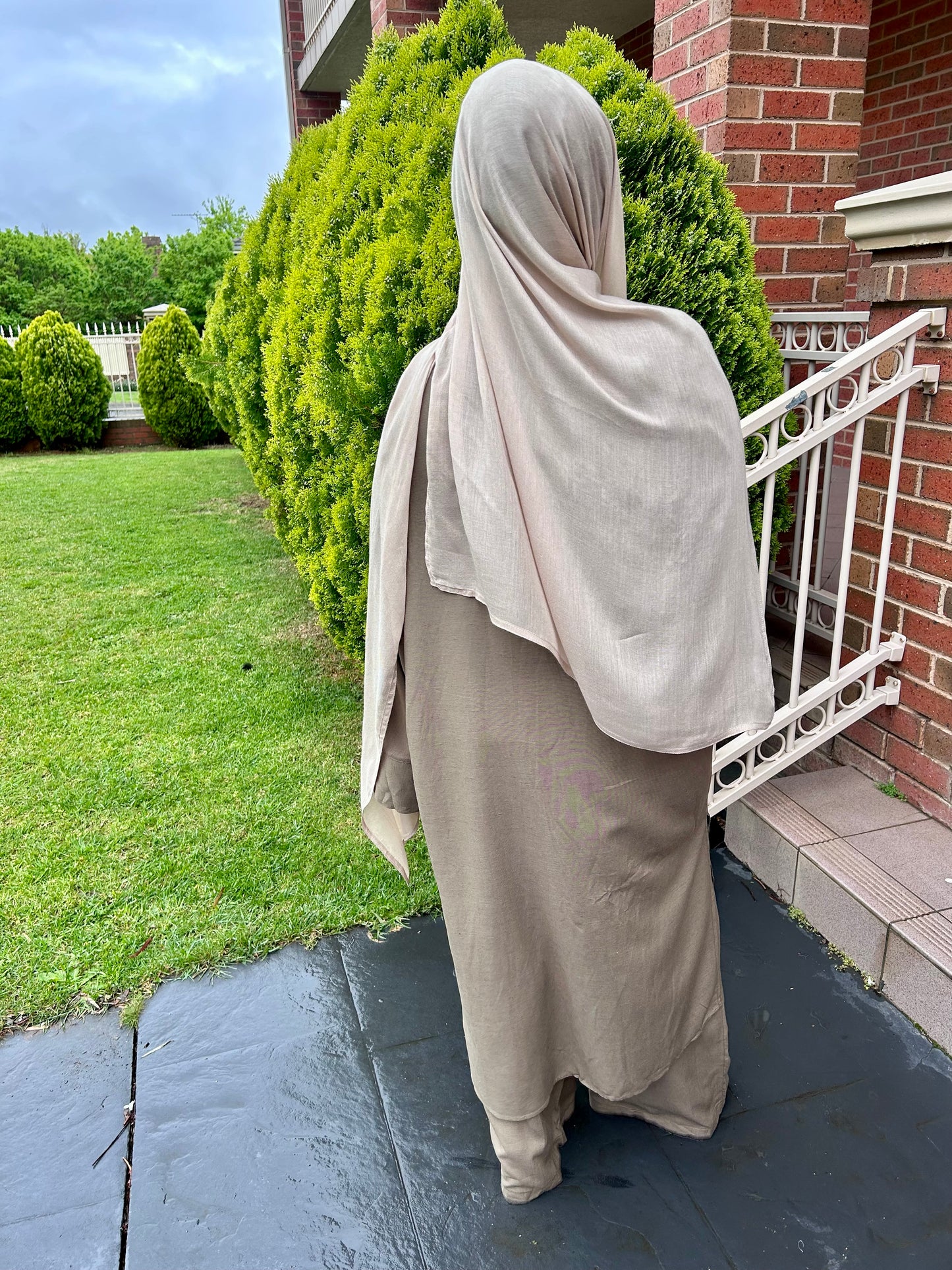 Linen Kimono Set Khaki