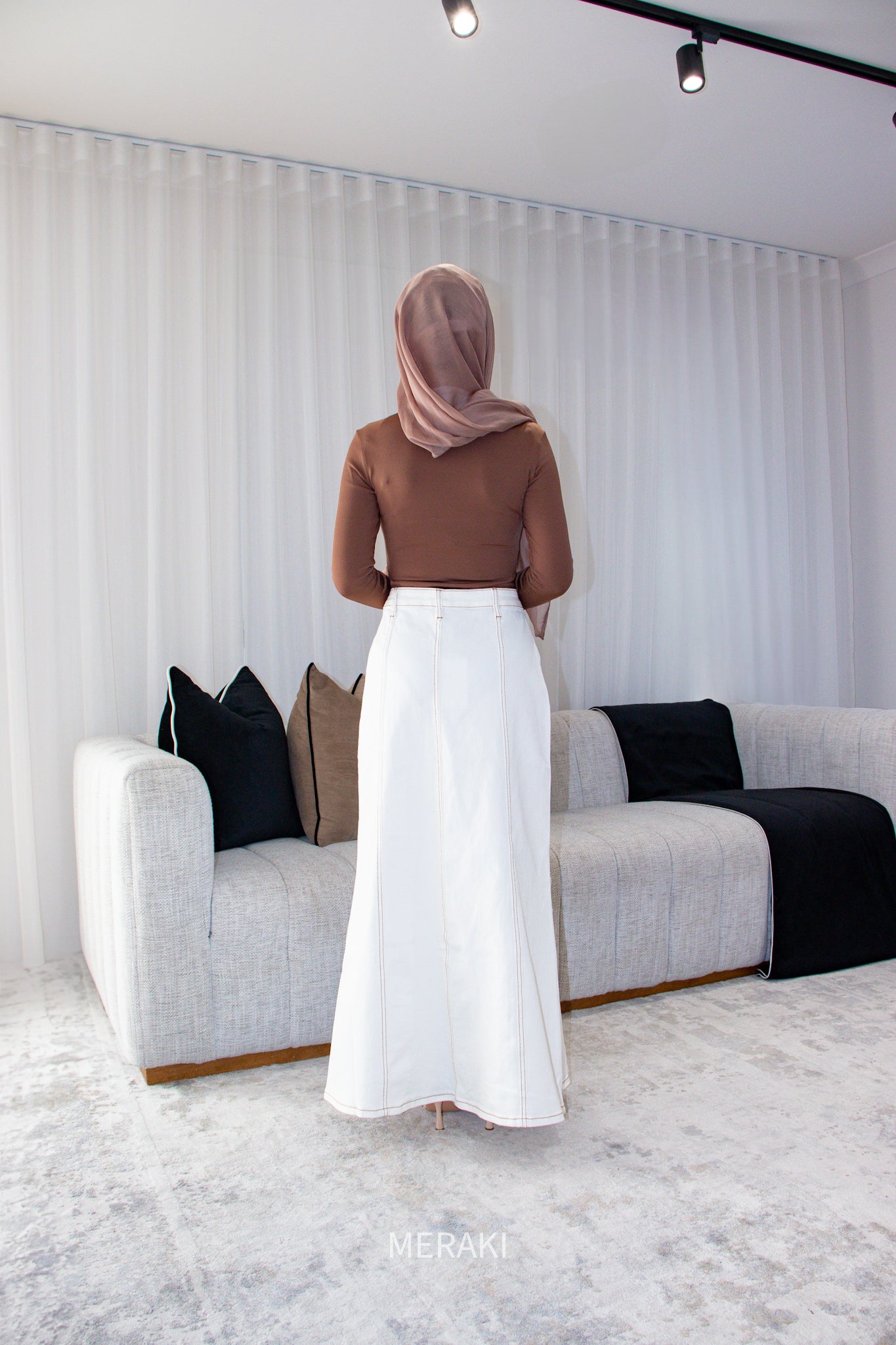Ayla Denim Skirt