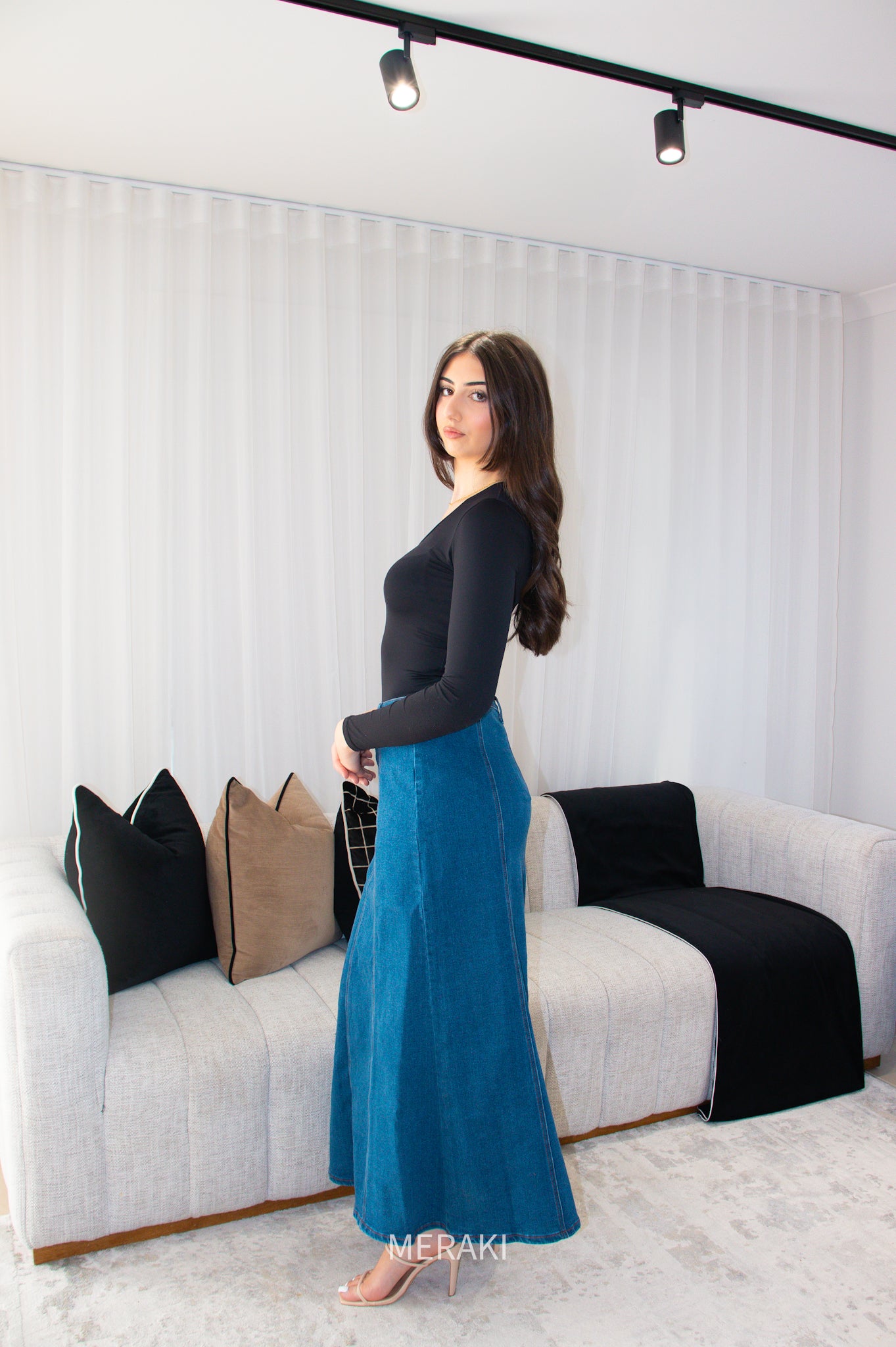 Ayla Denim Skirt