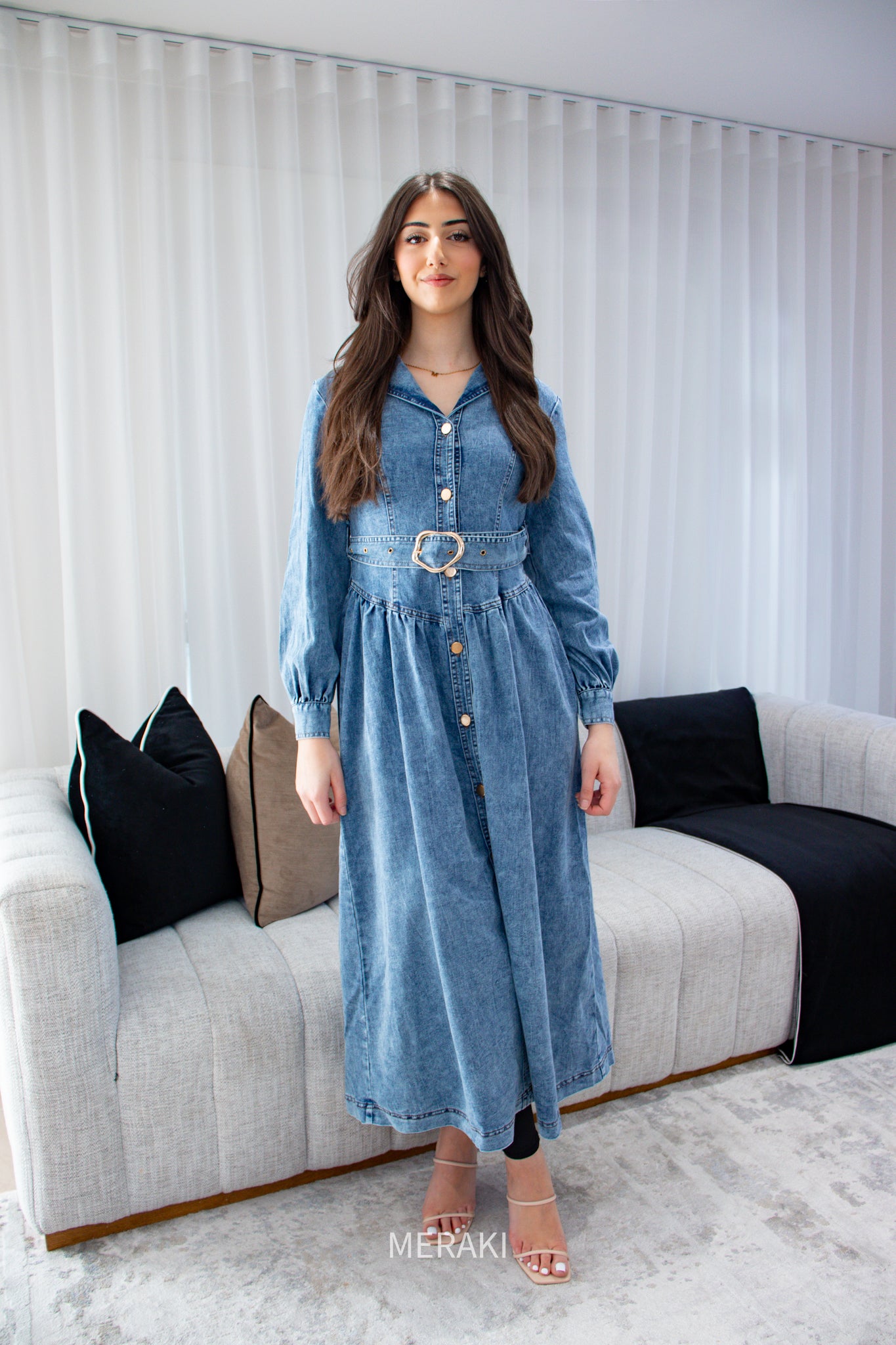 Farah Denim Dress