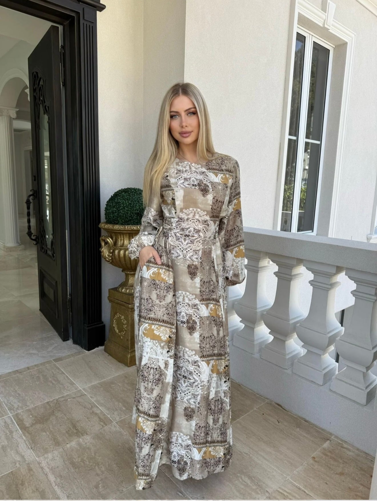 Ariel Linen Dress