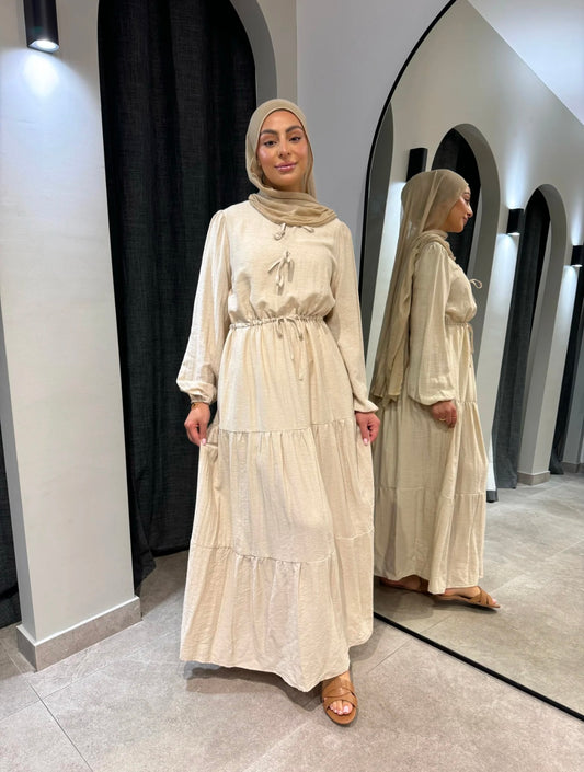 Leylina Maxi Dress Oat