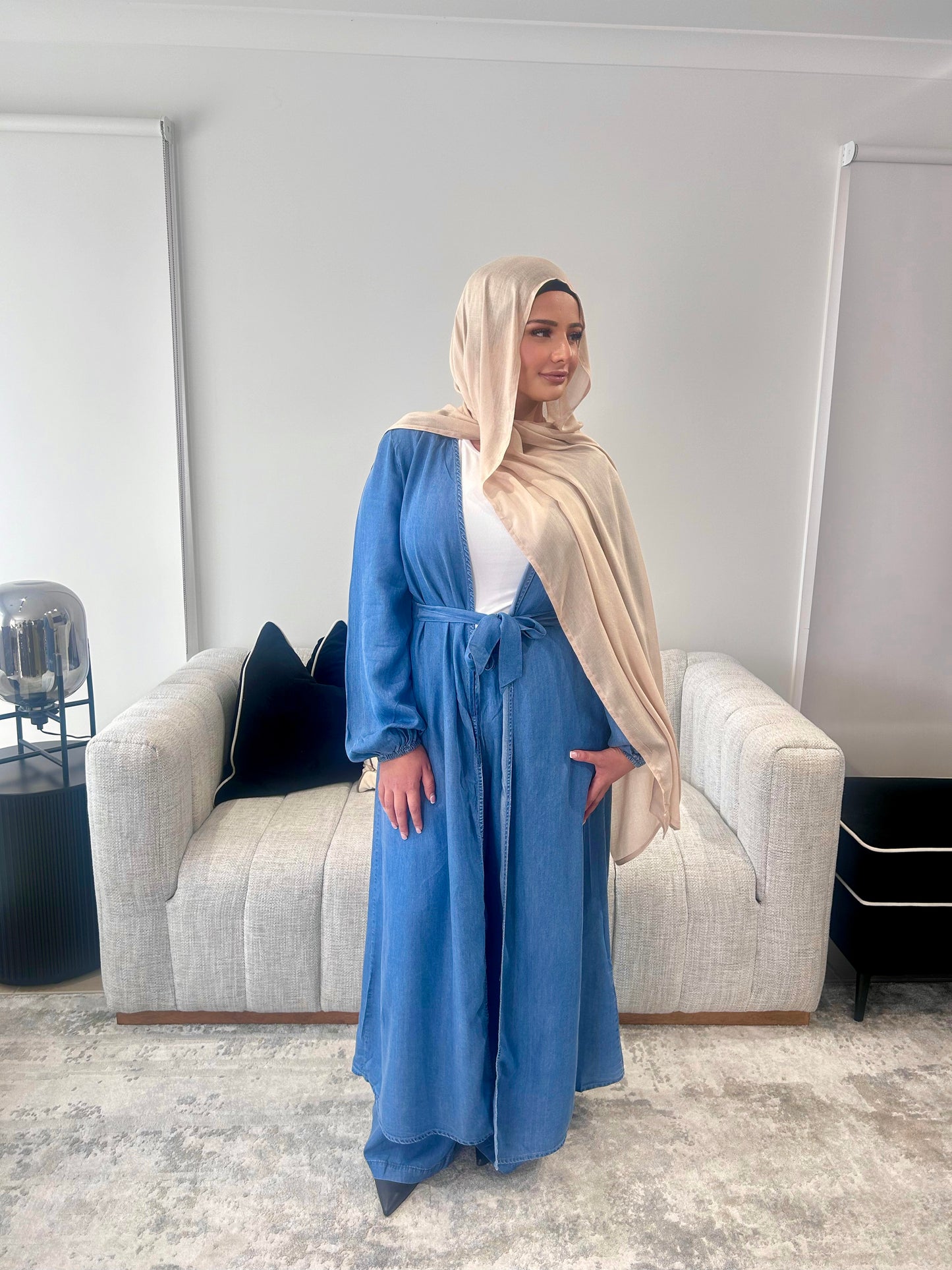 Ella Dark Denim Set