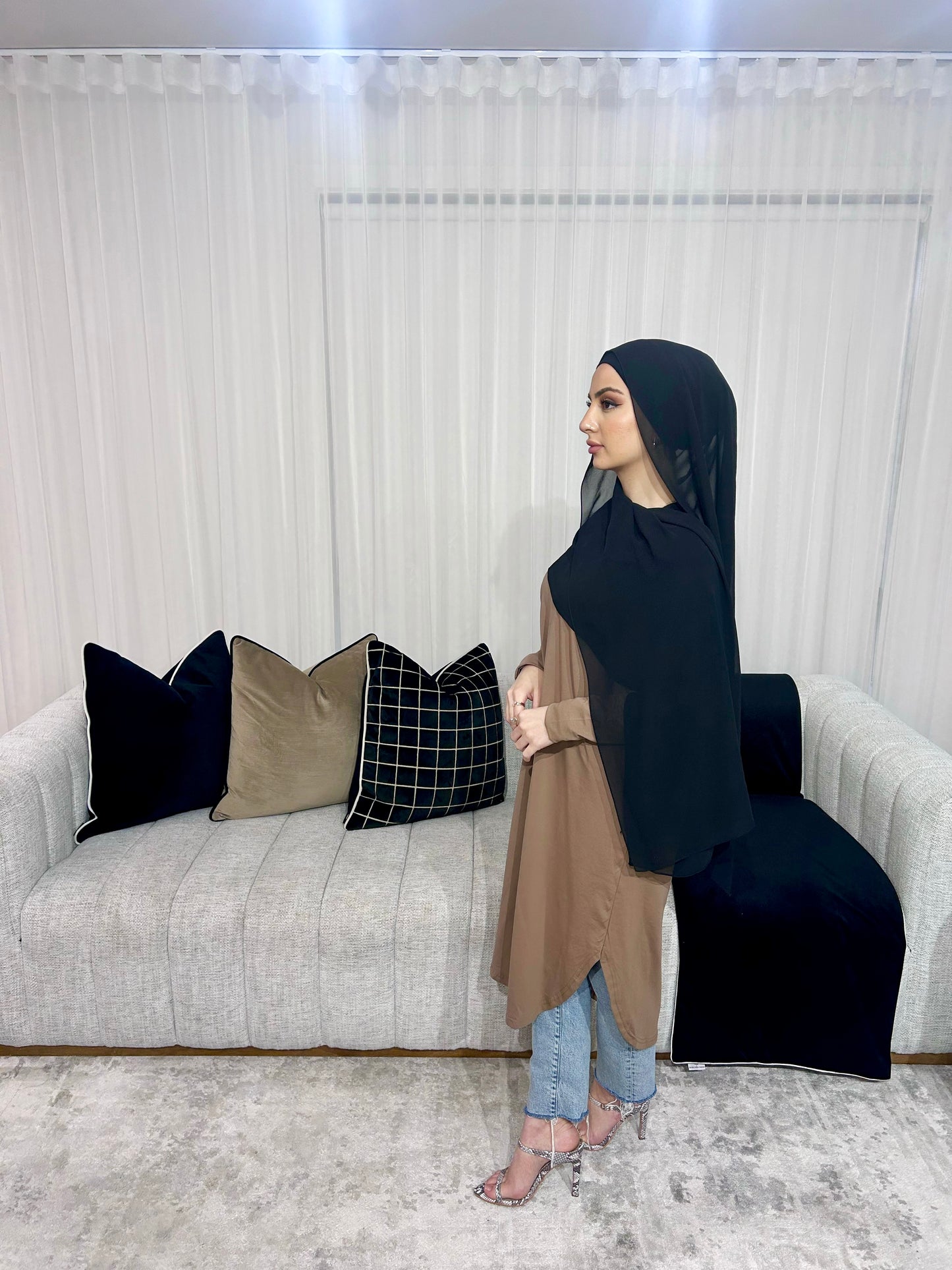 Lana Basic Top Brown