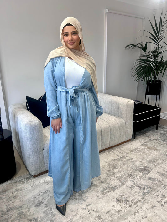 Ella Light Denim Set