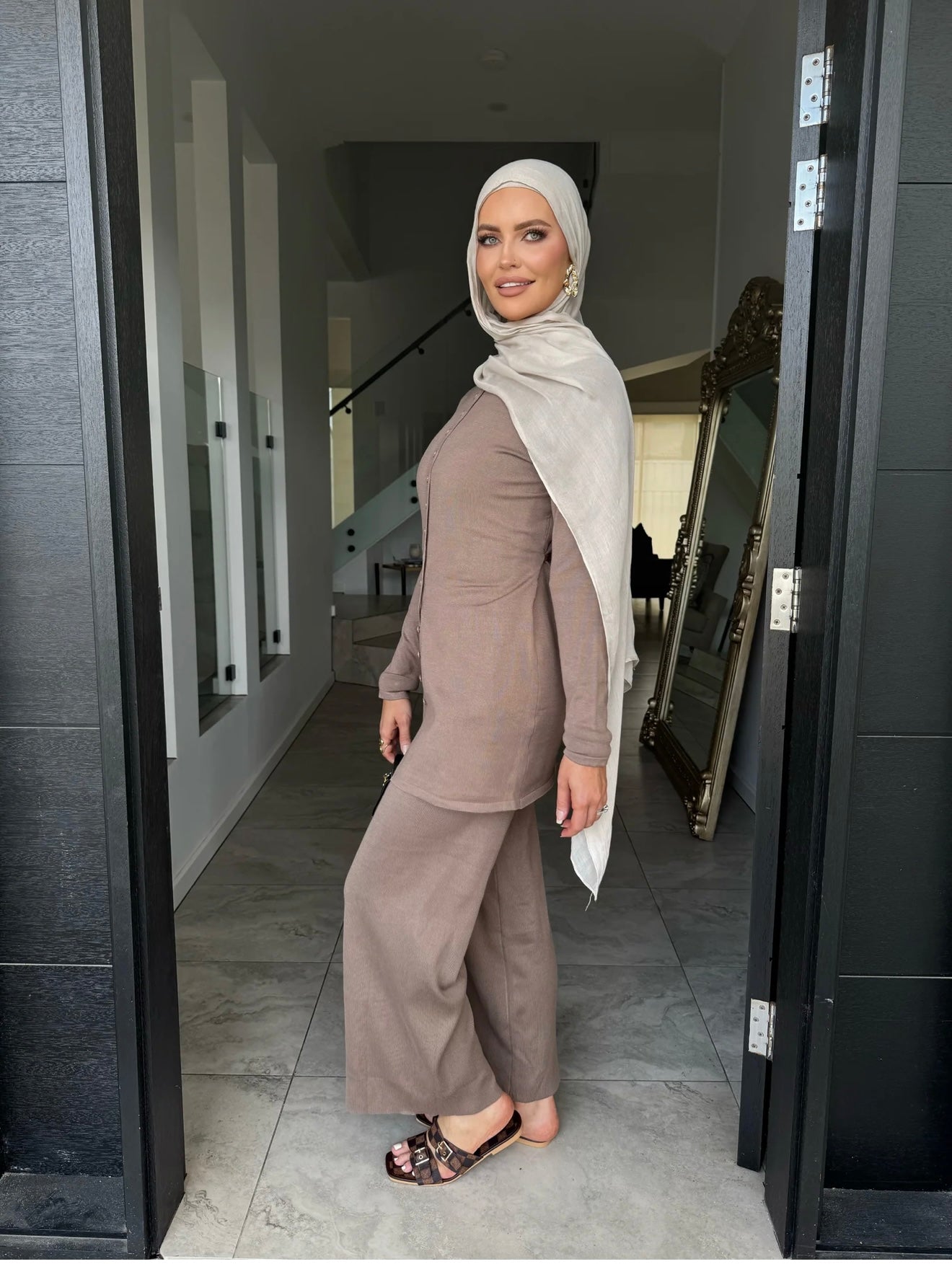 Tara Knit Set Mocha