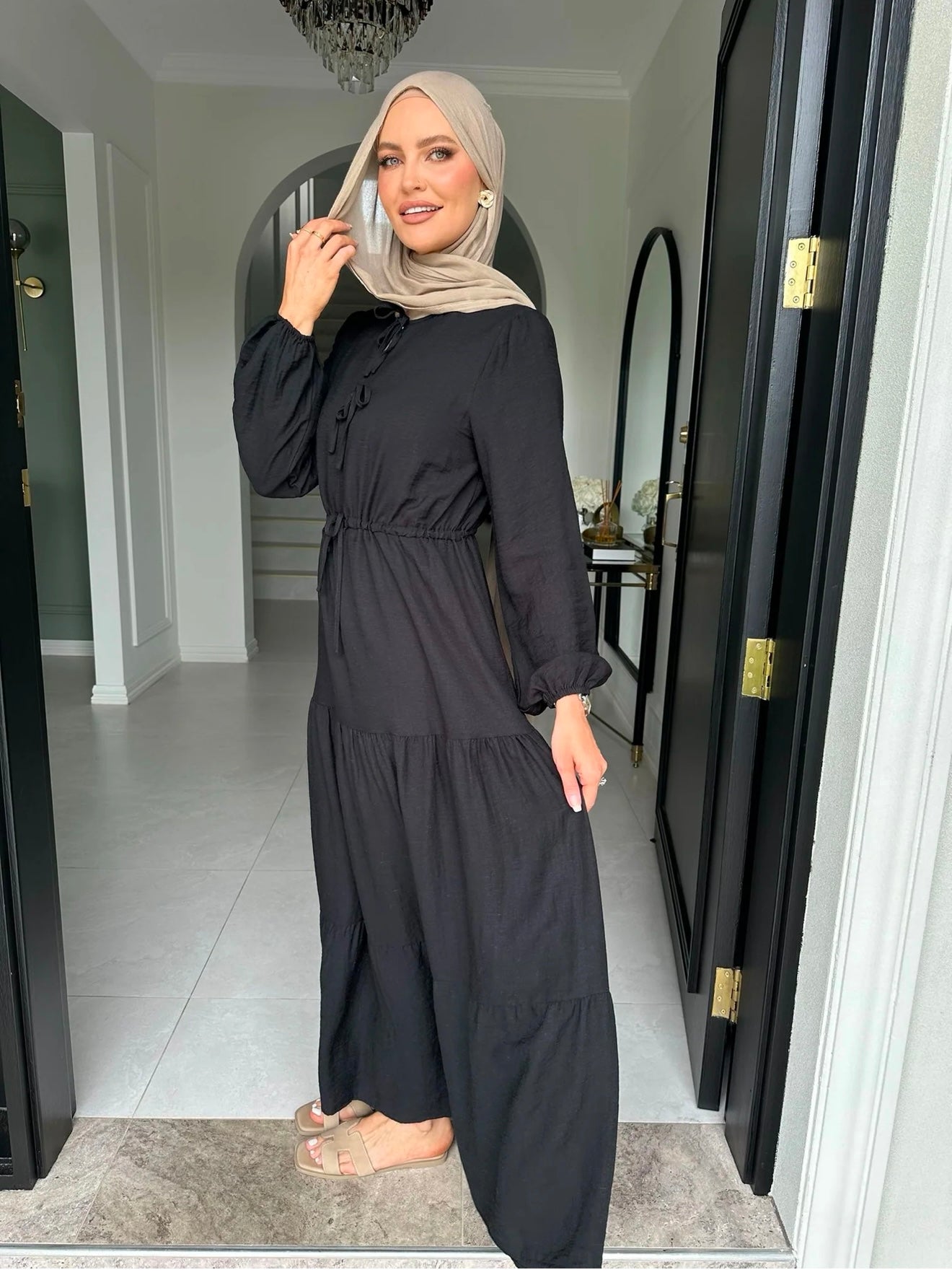 Leylina Maxi Dress Black