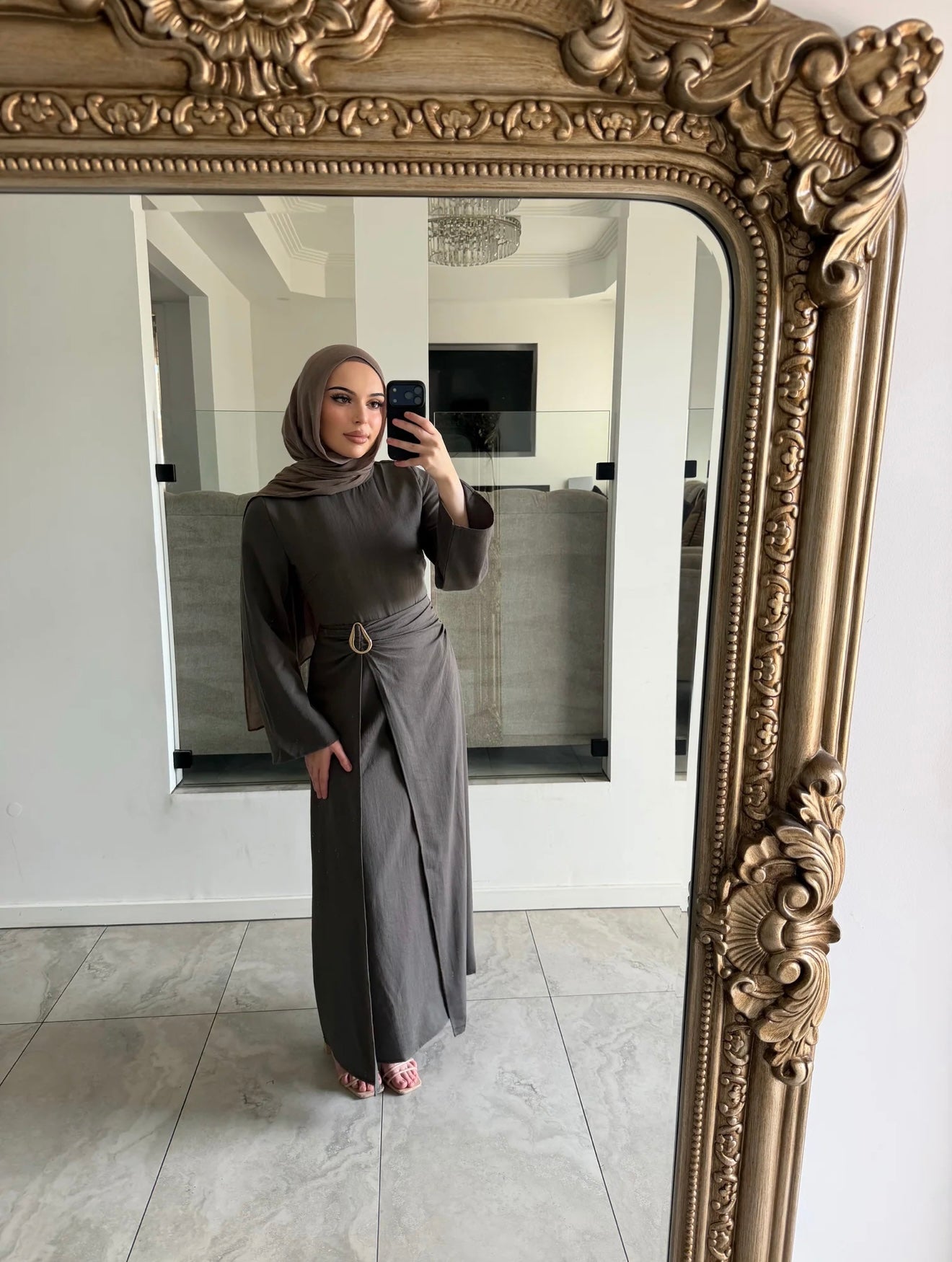 Serene Dress Grey