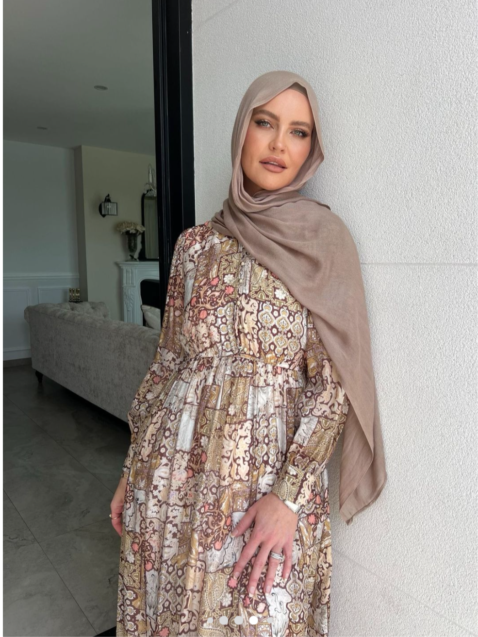Aylin Dress Mocha
