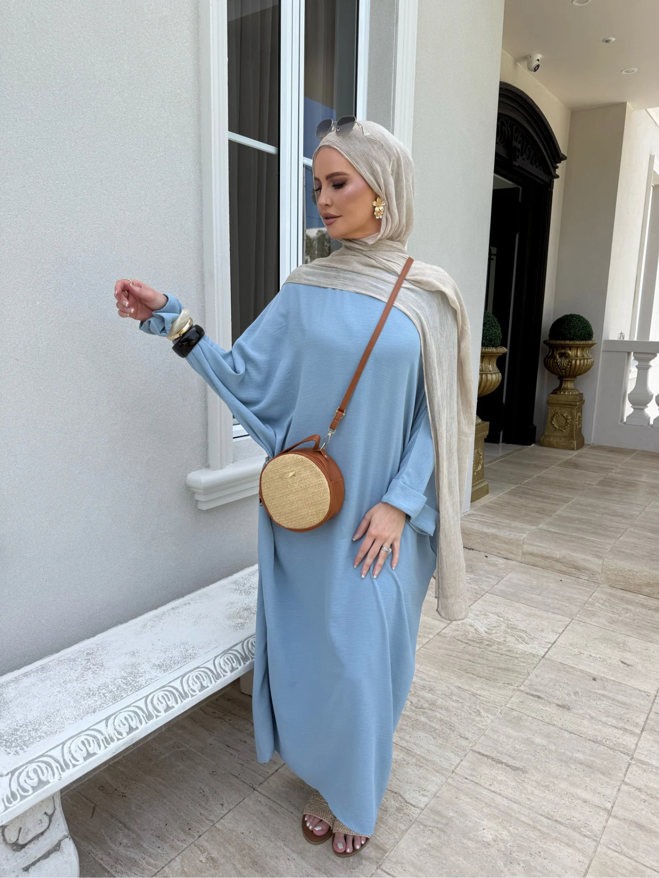 Abaya Blue