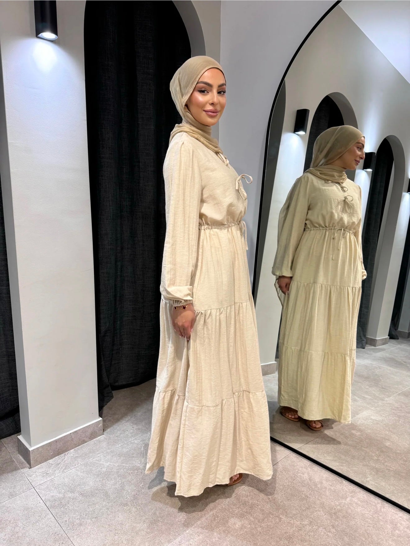 Leylina Maxi Dress Oat