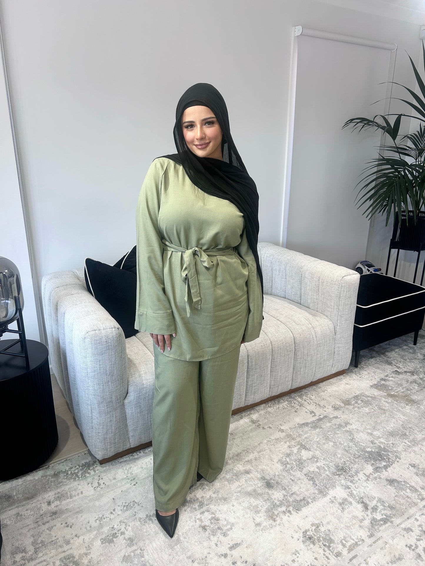 Stella Linen Khaki