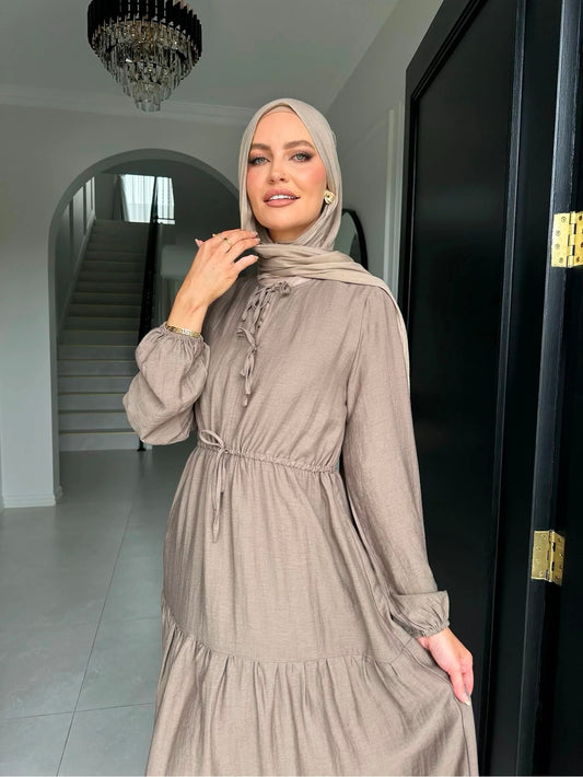 Leylina Maxi Dress Mocha