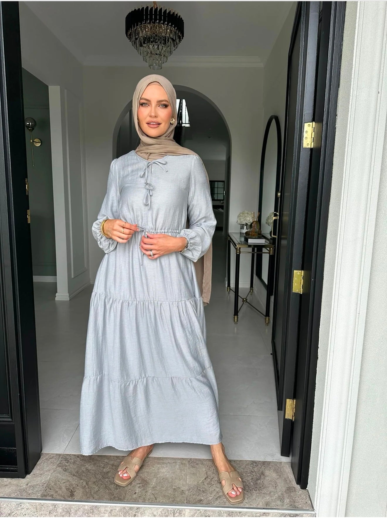 Leylina Dress Grey