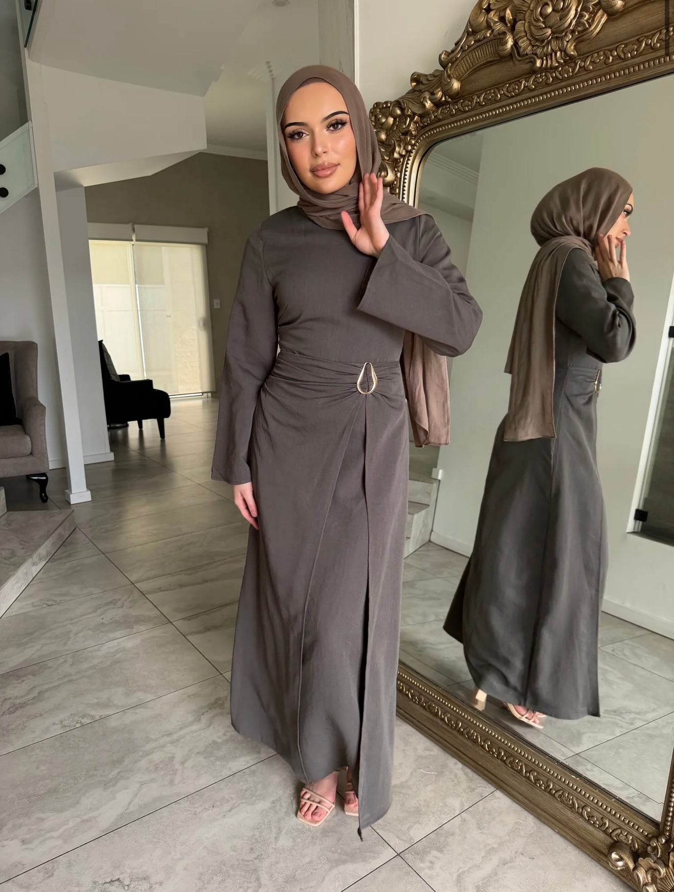 Serene Dress Grey