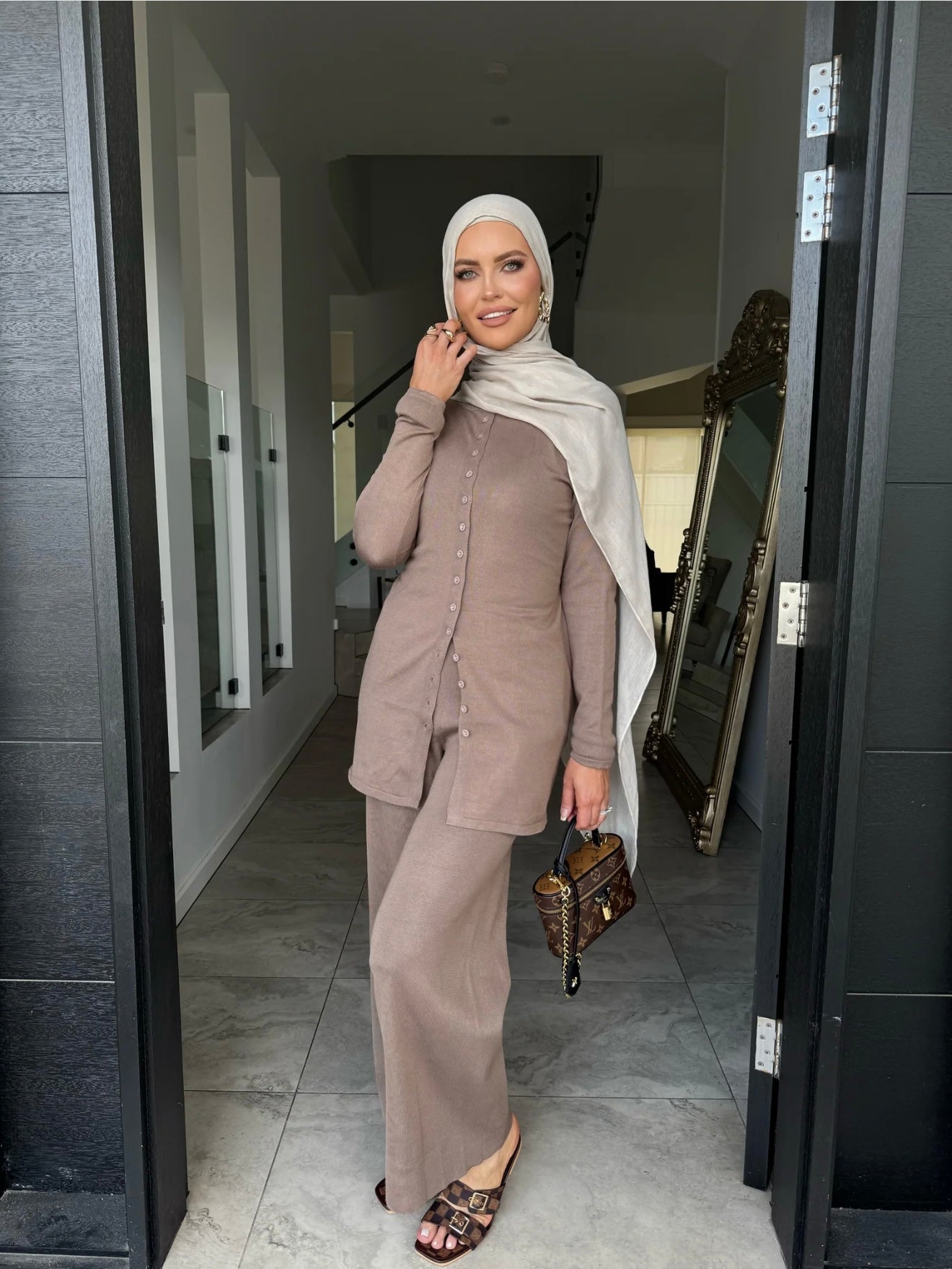 Tara Knit Set Mocha