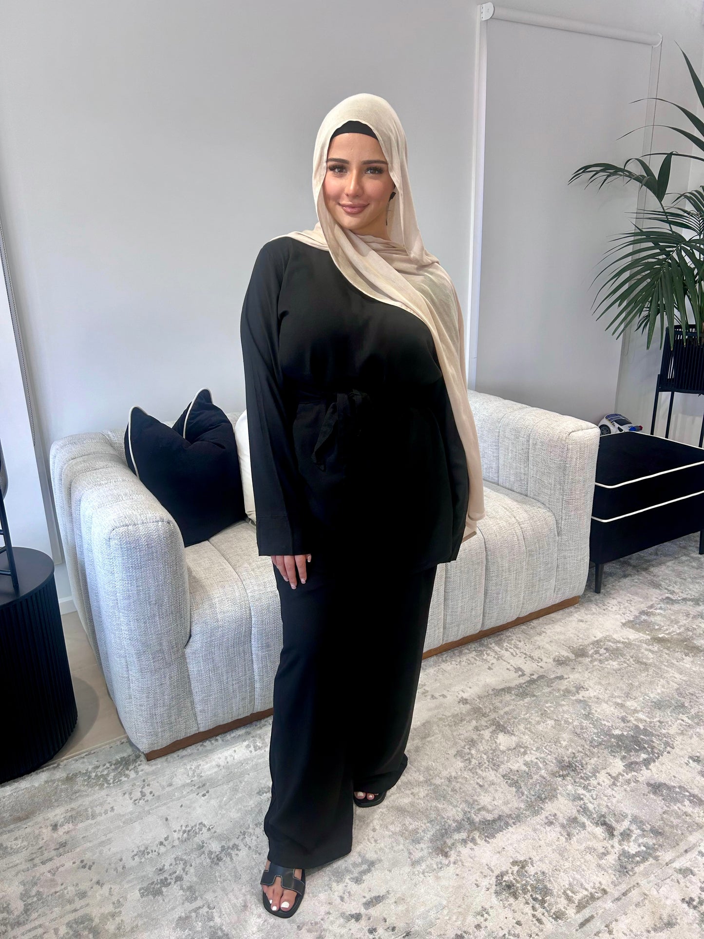 Stella Linen Black