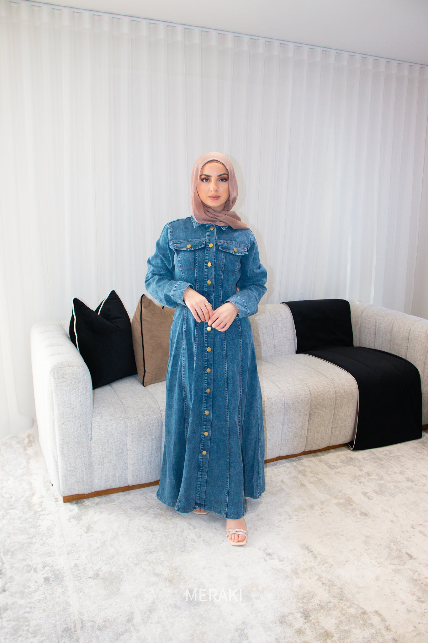 Lina Denim Dress