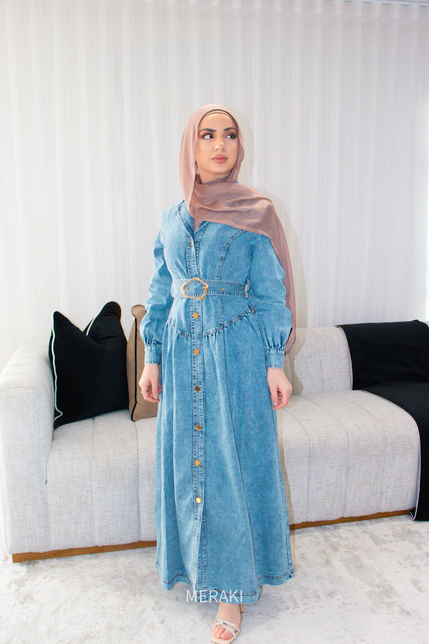 Farah Denim Dress